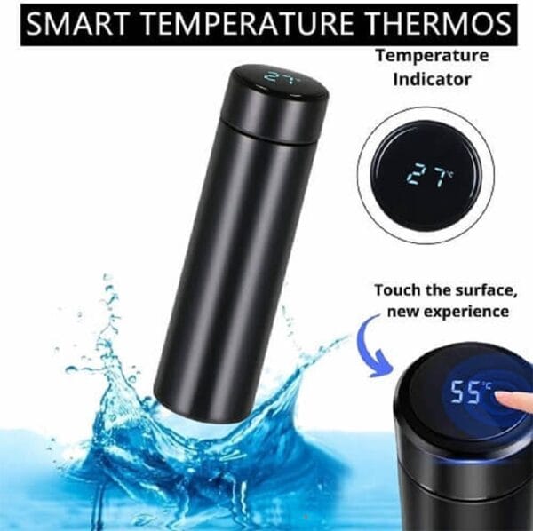 500ML Stainless Steel Temperature Display Bottle - Image 6