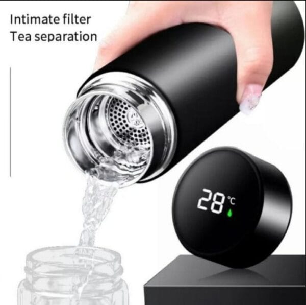 500ML Stainless Steel Temperature Display Bottle - Image 2
