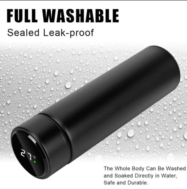 500ML Stainless Steel Temperature Display Bottle - Image 5
