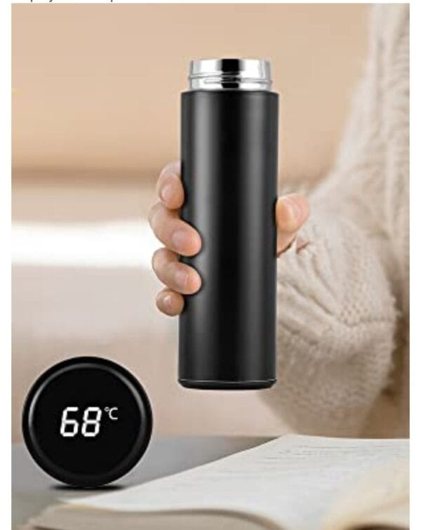 500ML Stainless Steel Temperature Display Bottle - Image 7
