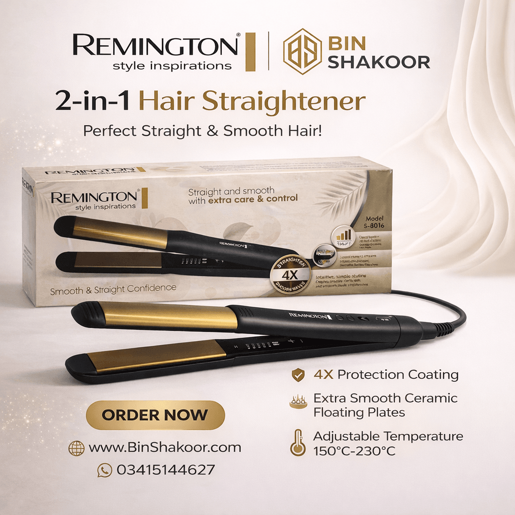 Remington 2-in-1 Hair Straightener - Image 3