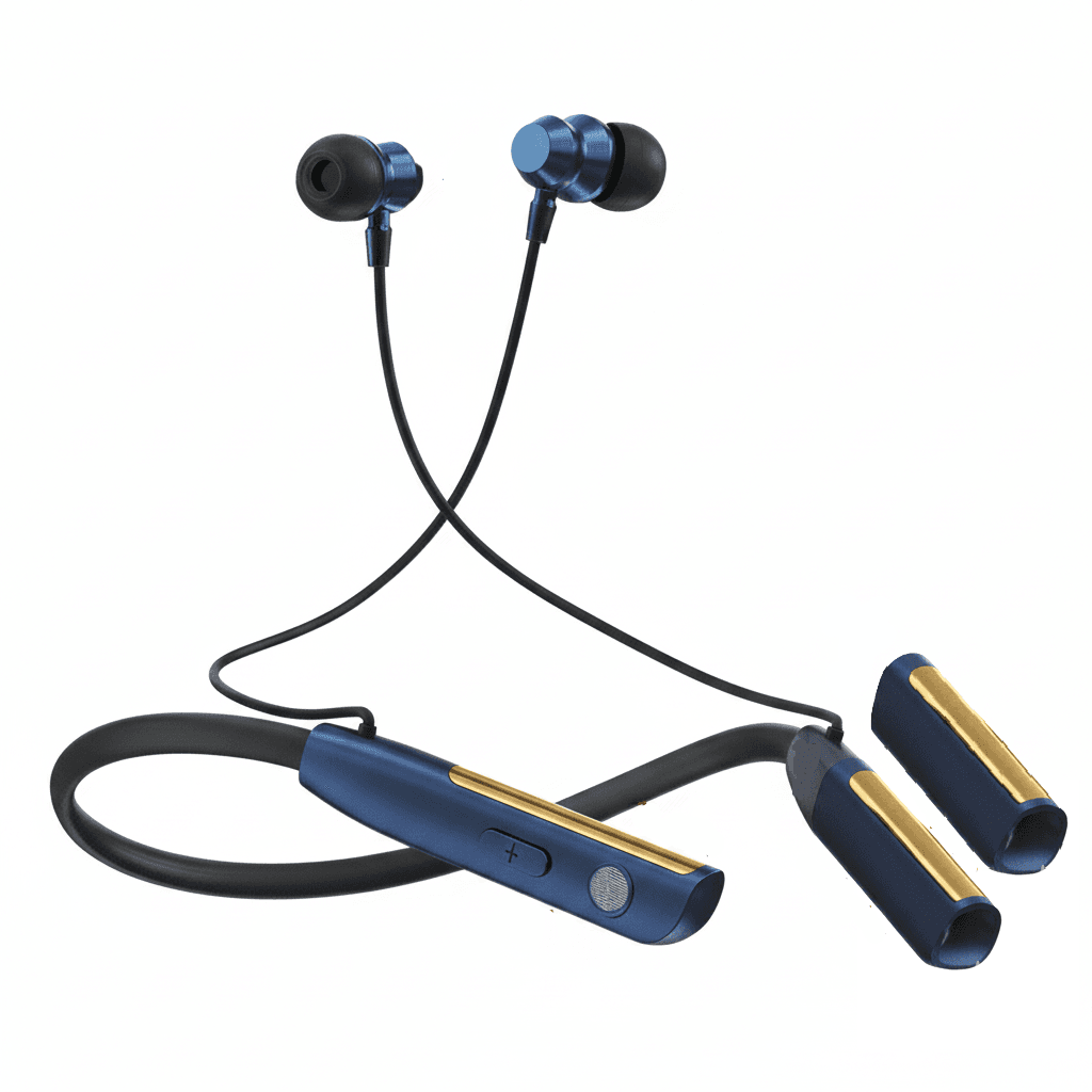 SRM Wireless Neckband with 90 Hours and Voice Changer