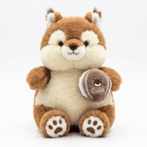 Squirrel Plush Toy Soft & Cute Stuffed Toy for Kids