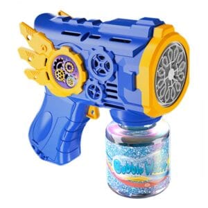 Flying Armor Automatic Water Bubble Gun for Kids with LED Lights | Automatic Bubble Blaster Toy