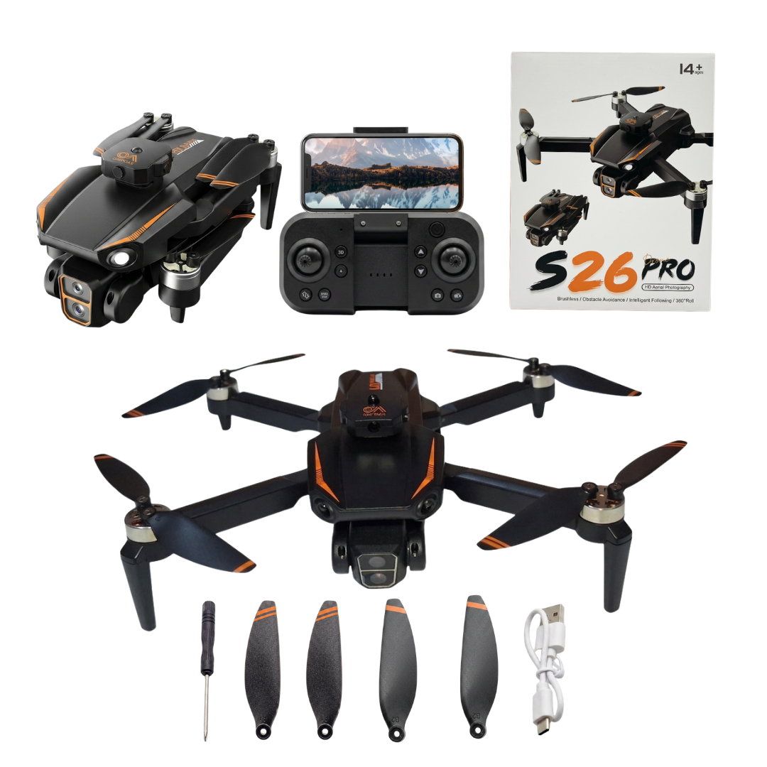 S26 Pro 4K Dual Camera Drone with 360° Obstacle Avoidance - Image 2