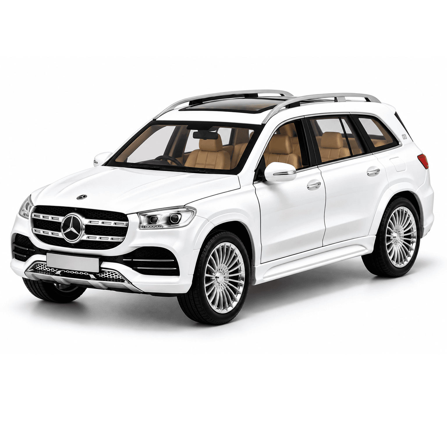 Mercedes Benz SUV 1:24 Die-Cast Model Car Pull Back & Openable Doors - Image 3