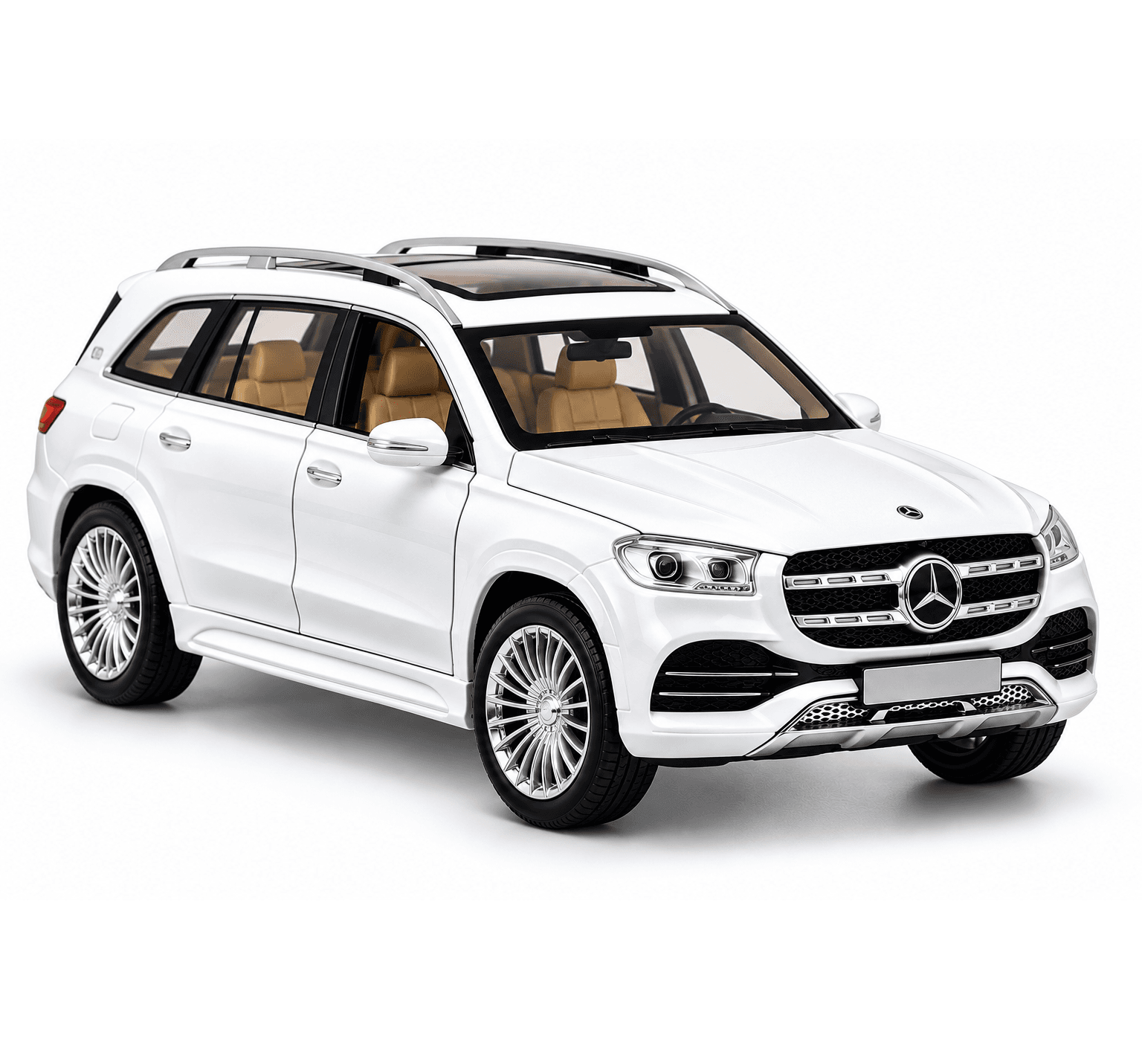 Mercedes Benz SUV 1:24 Die-Cast Model Car Pull Back & Openable Doors - Image 2