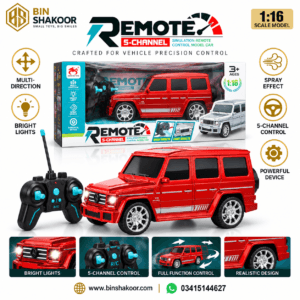 1:16 Remote Control Car with Spray Effect & Lights 5 Channel RC SUV for Kids