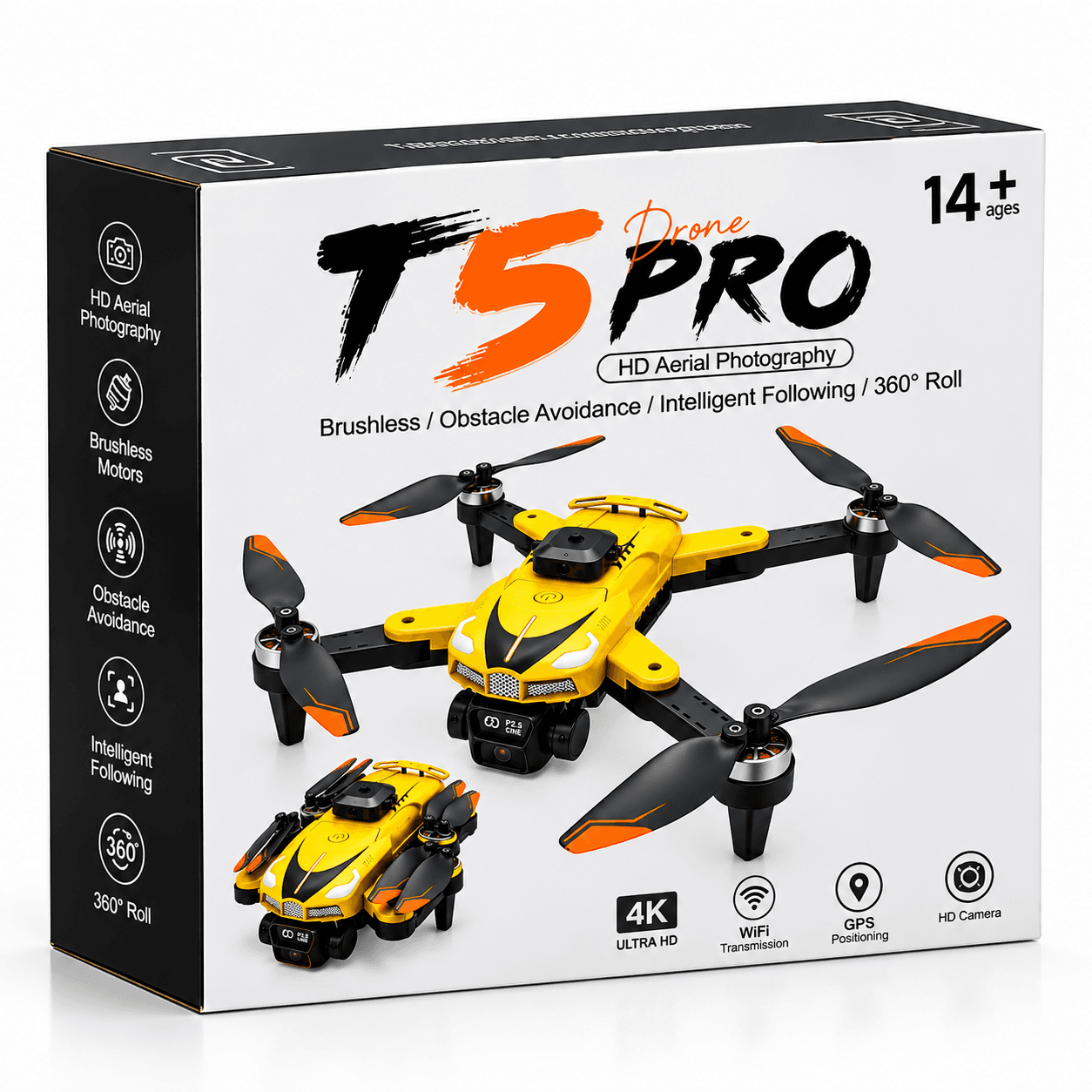 T5 Pro Drone with HD Camera, Brushless Motors & Obstacle Avoidance - Image 6