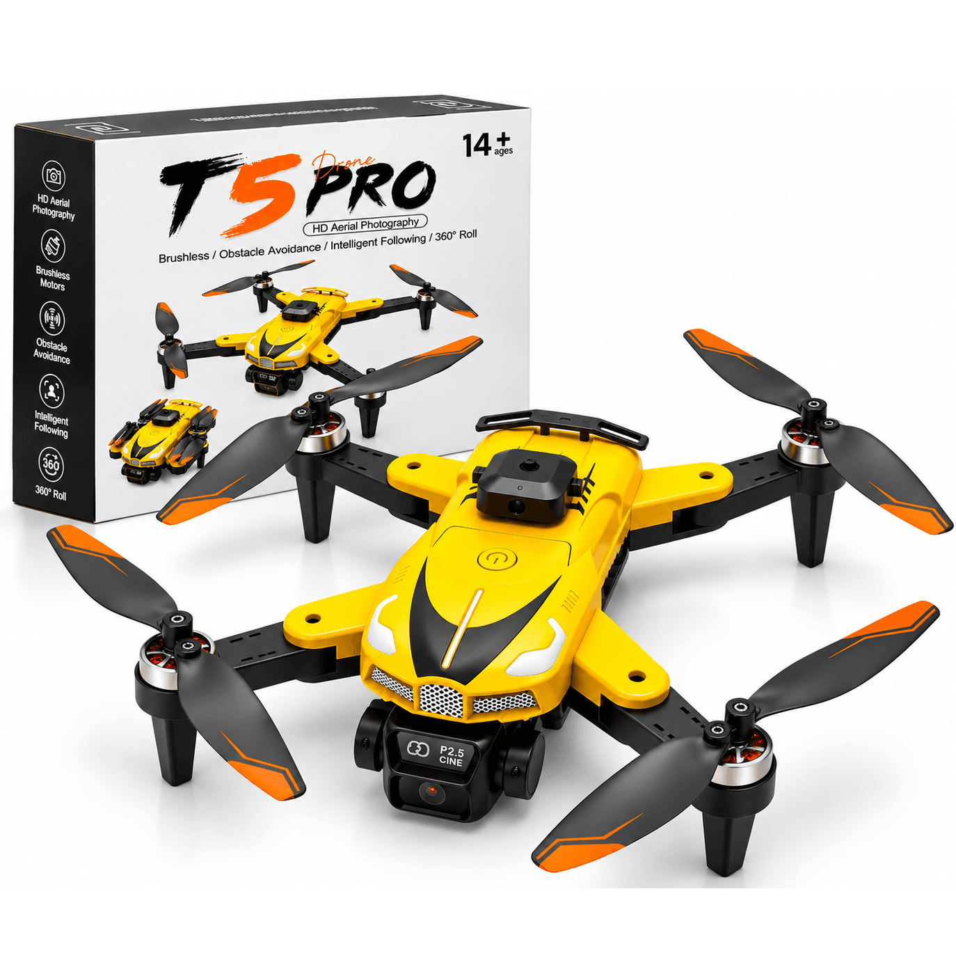 T5 Pro Drone with HD Camera, Brushless Motors & Obstacle Avoidance - Image 5